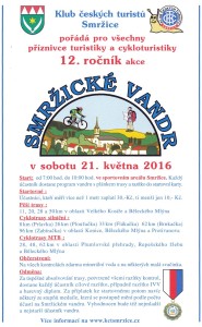 Smržêcké vandr plakát