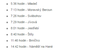 vyjezdy