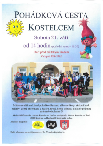 pohádková cesta kostelec