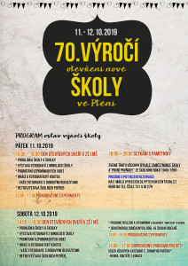 70_vyroci_skoly_Pteni - plakát