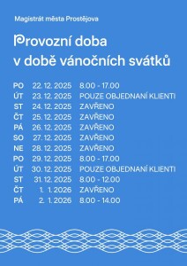 Magistrát vánoce 2025